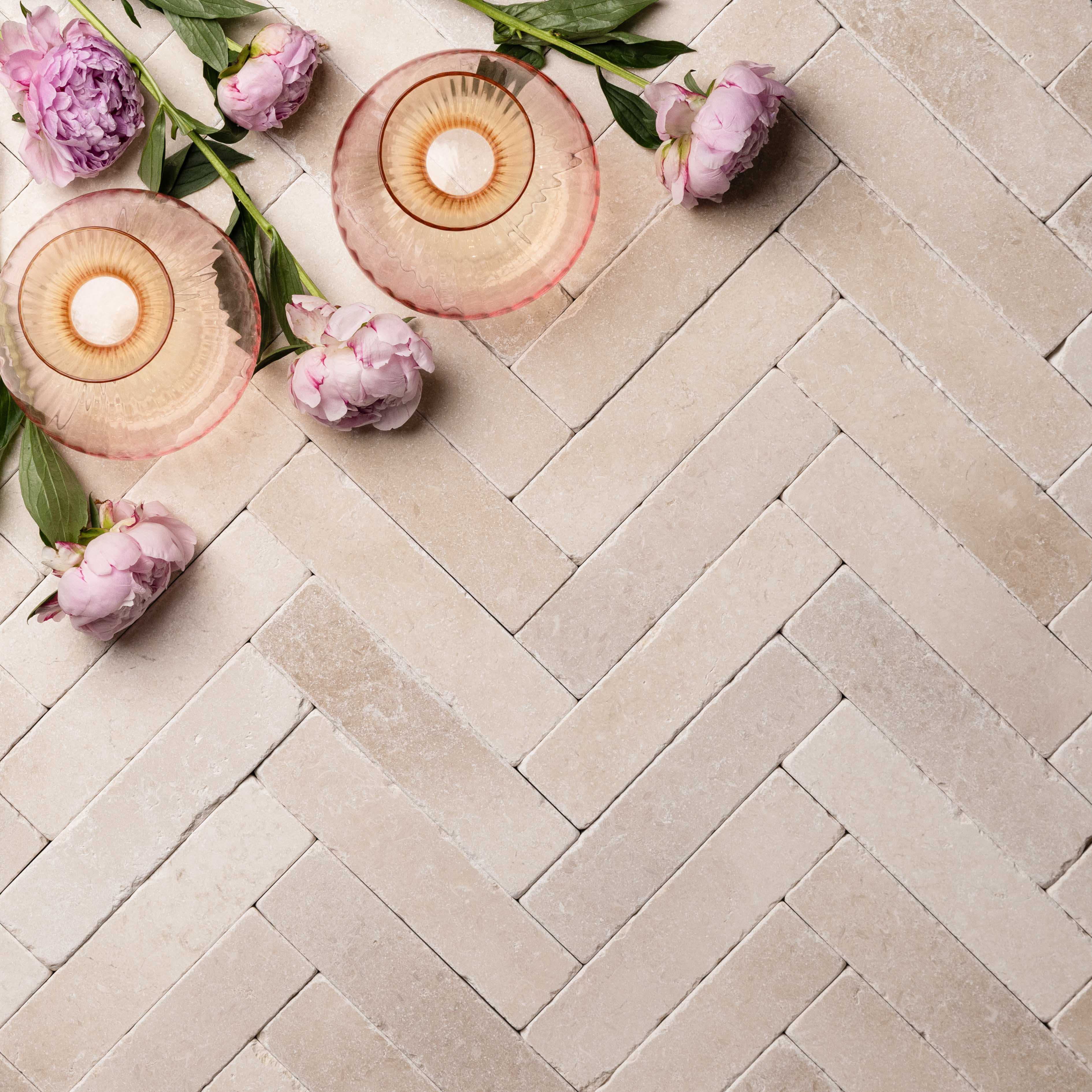 BORDEAUX  - Honed & Tumbled | Battens - Narrow Bricks