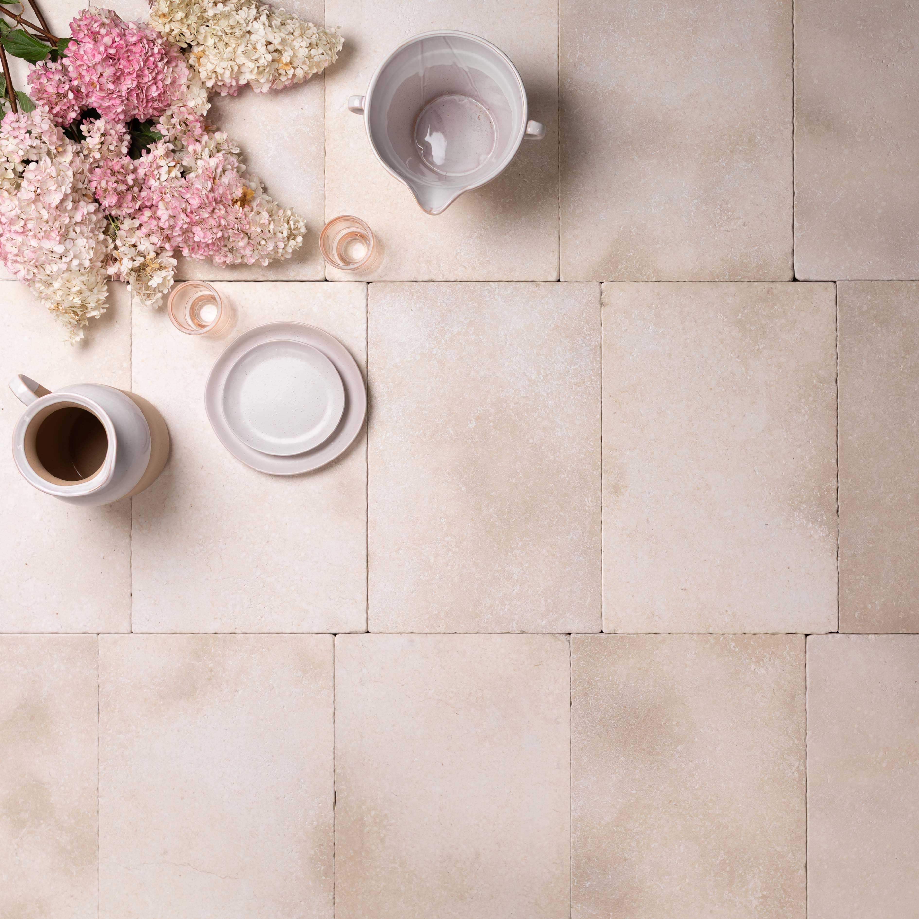 BORDEAUX  - Sand Blasted, Brushed & Tumbled | Limestone - Sandblasted Brushed & Tumbled