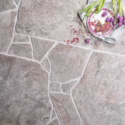 GatherCo Fingle Hero Travertine CrazyPaving UnfilledHoned 6