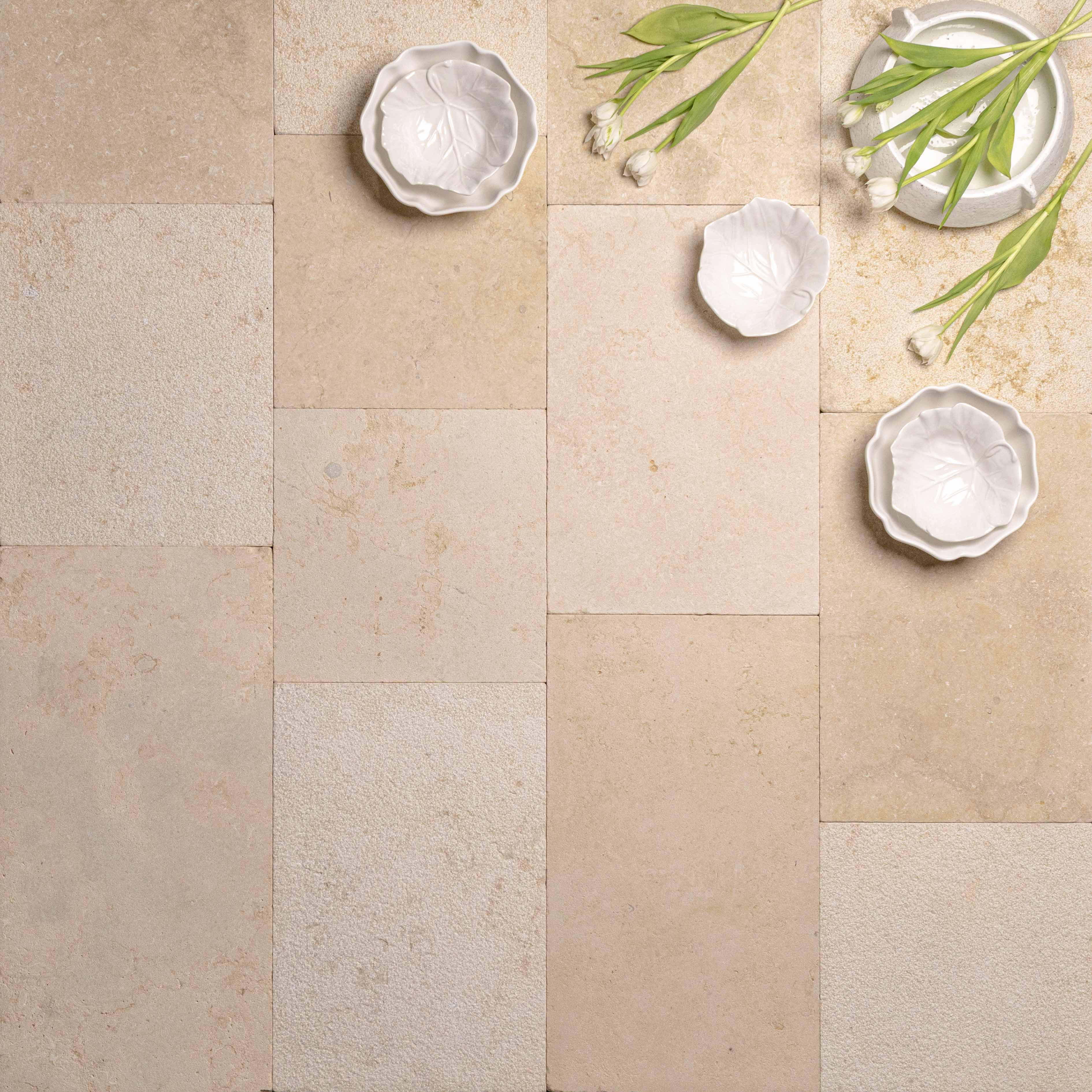 HONDO  - Blended & Tumbled | Limestone - Blended