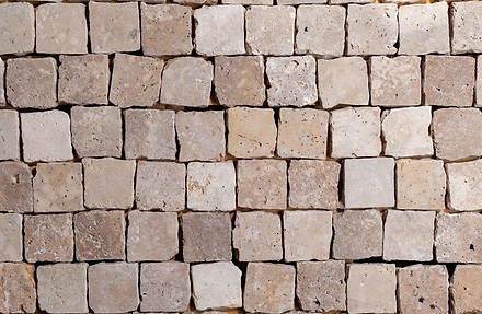 IMAGES/SURFACES/IRONWOOD/PROFILE/GatherCo_Ironwood_Finish_Travertine_ThinFormatCobblestone_SplitUnfiledHoned.jpg
