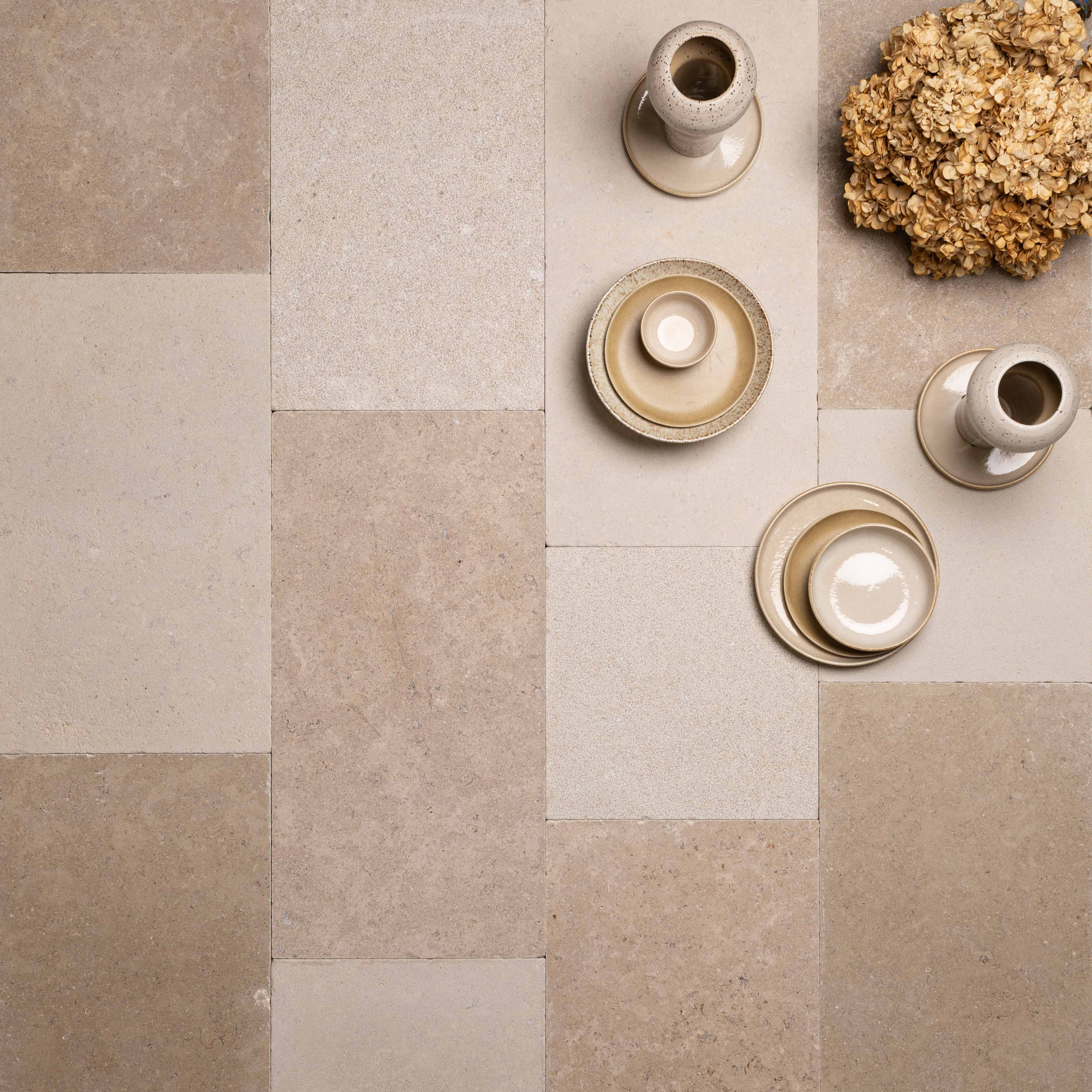 JAMILA  - Blended & Tumbled | Limestone - Blended