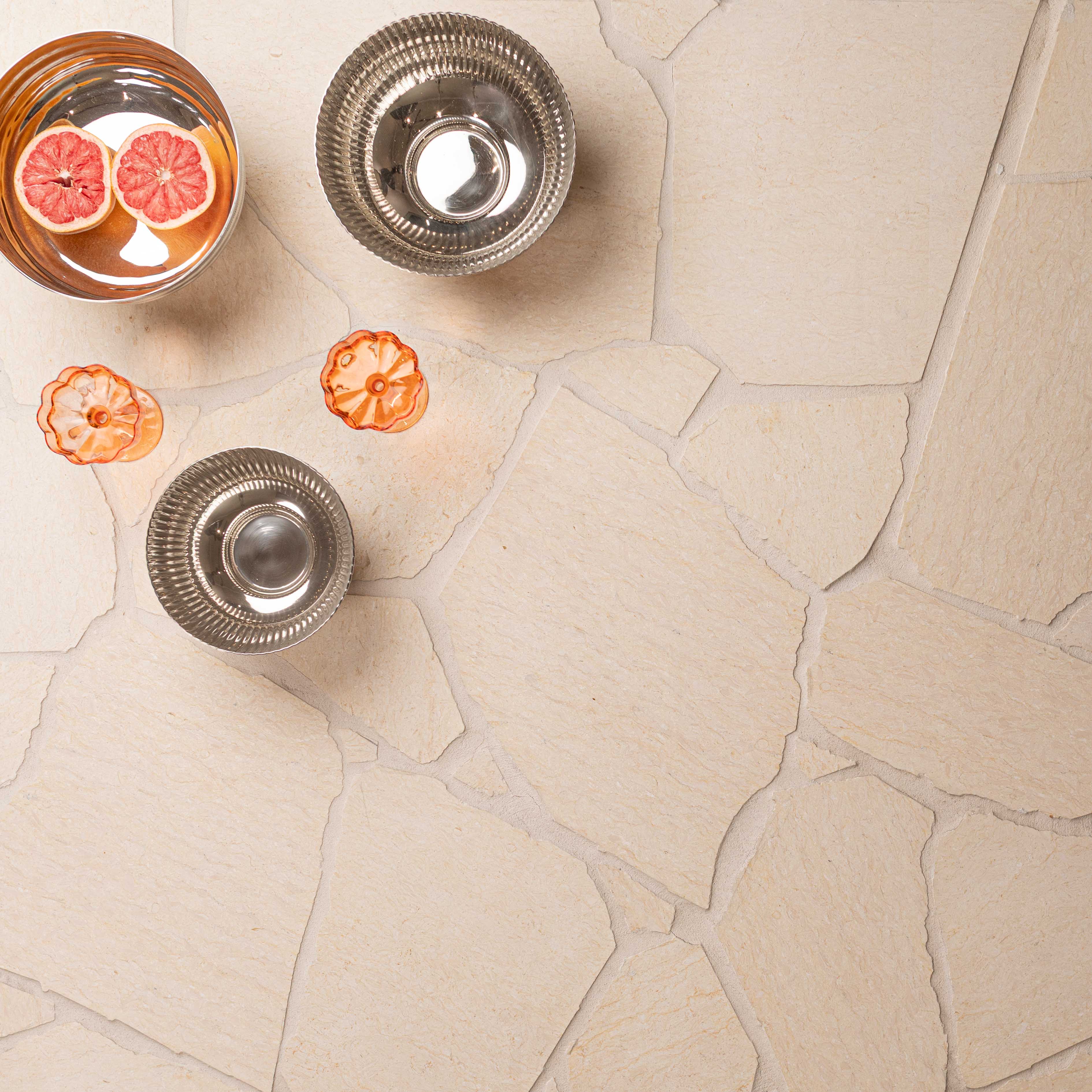 MAPLE MOON  - Honed & Tumbled | Crazy Paving - Calibrated - Smooth