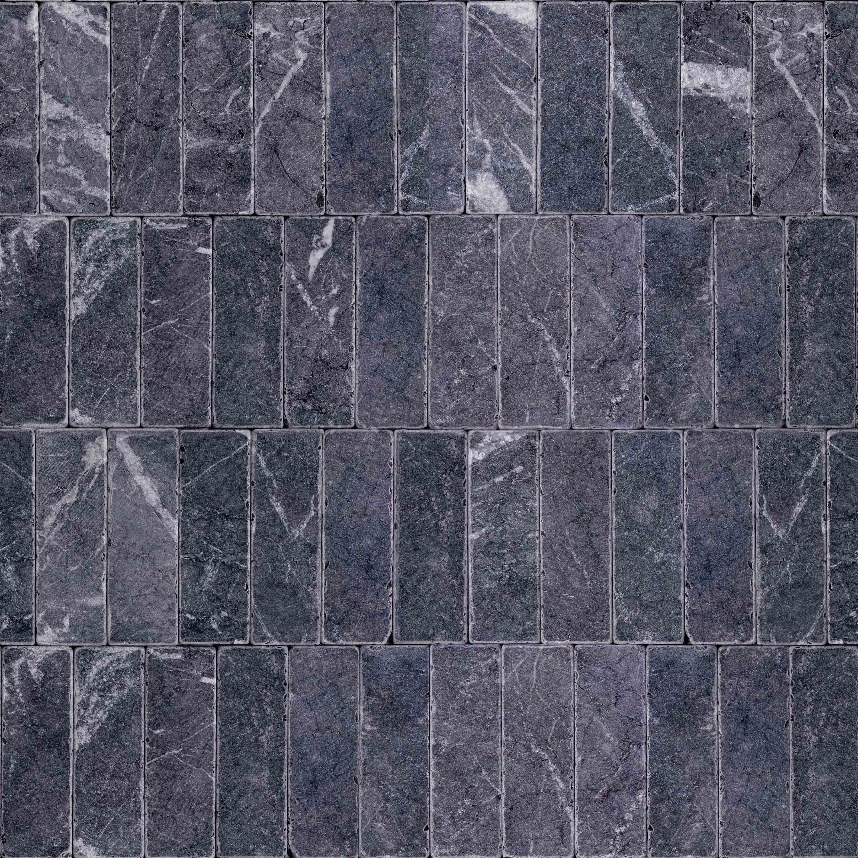 GatherCo Nero SeamlessTexture Marble 150x50 HonedTumbled