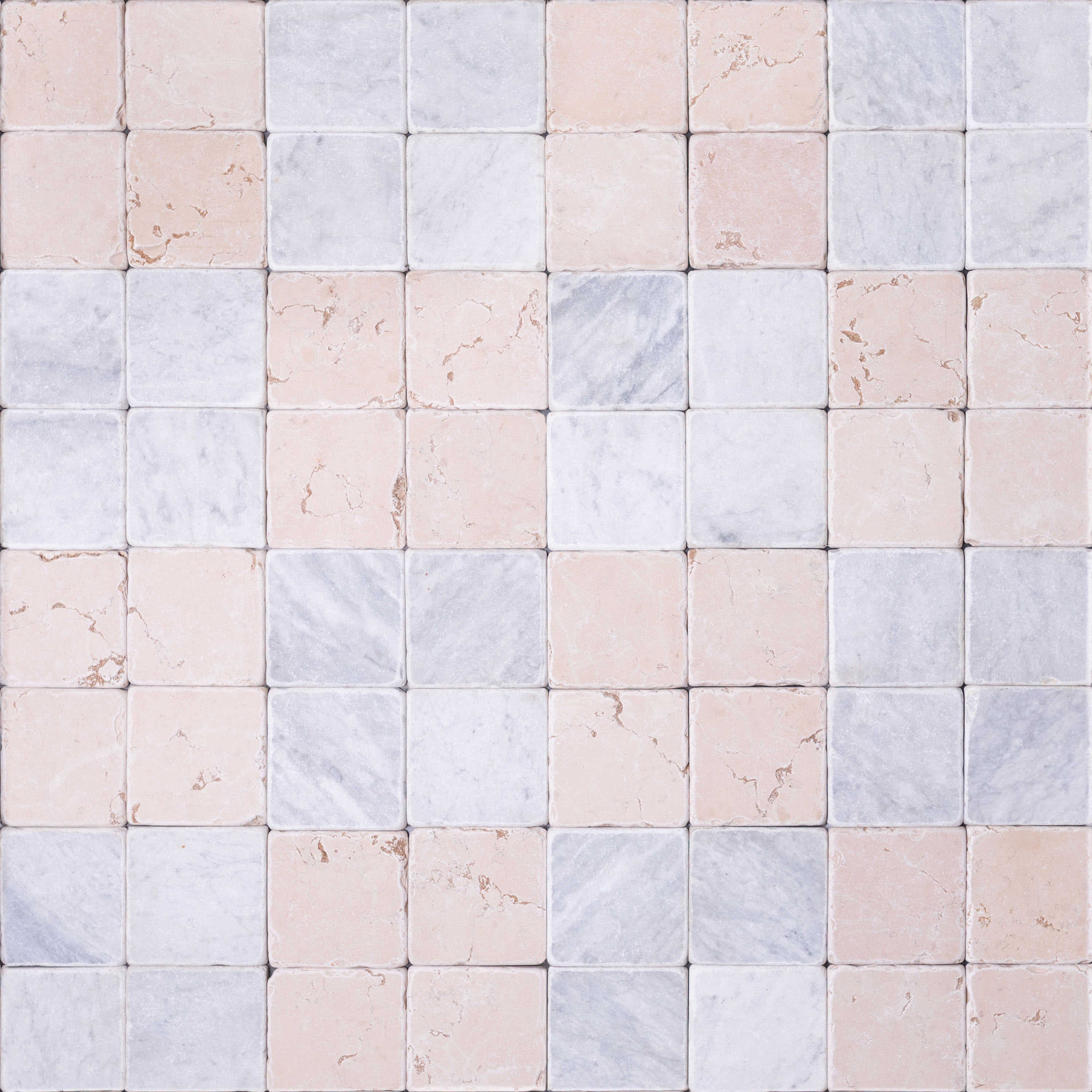 GatherCo RosaBianco SeamlessTexture Marble SpecialtyTiles HonedTumbled