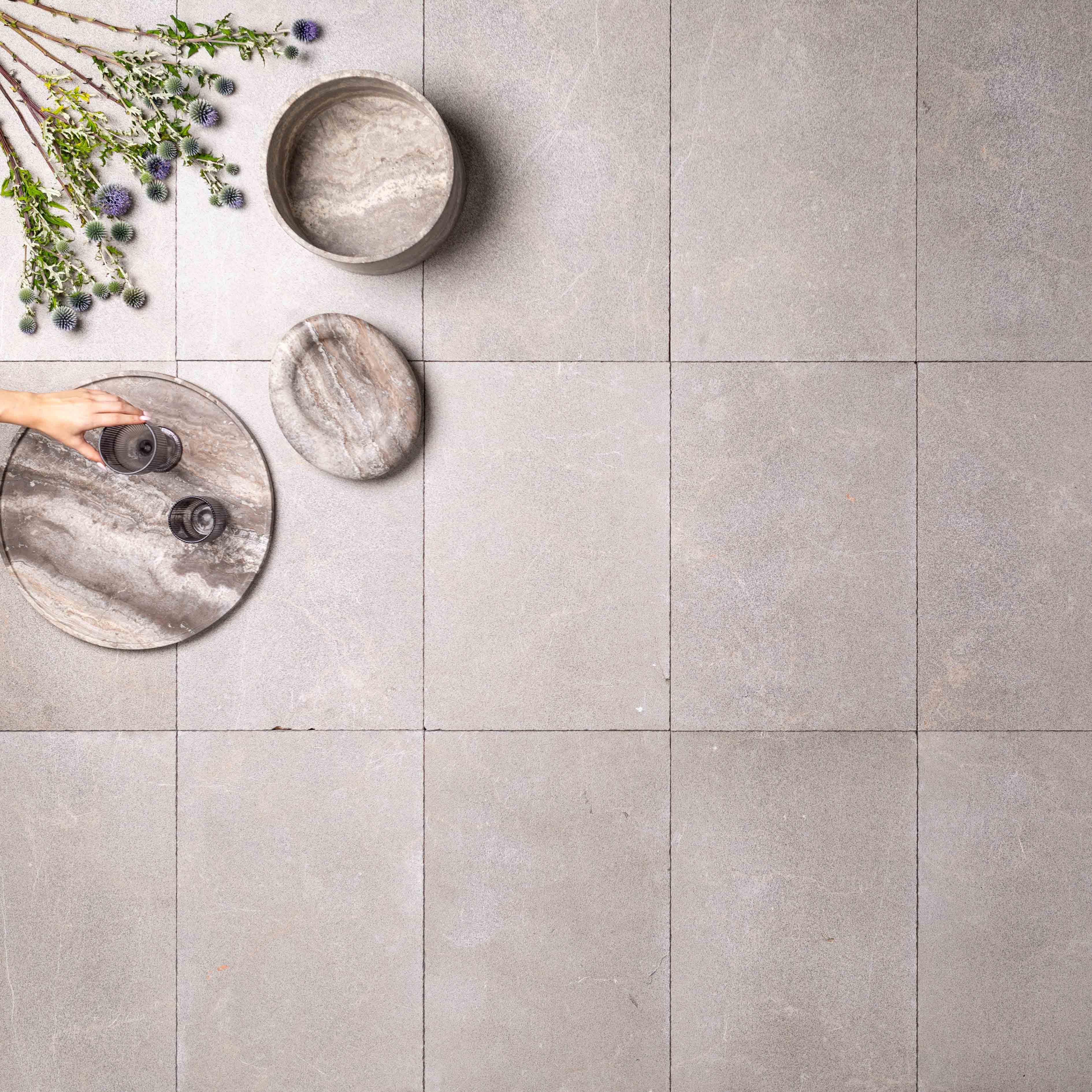 WOLFDEN  - Sand Blasted & Tumbled | Marble - Textured Tiles