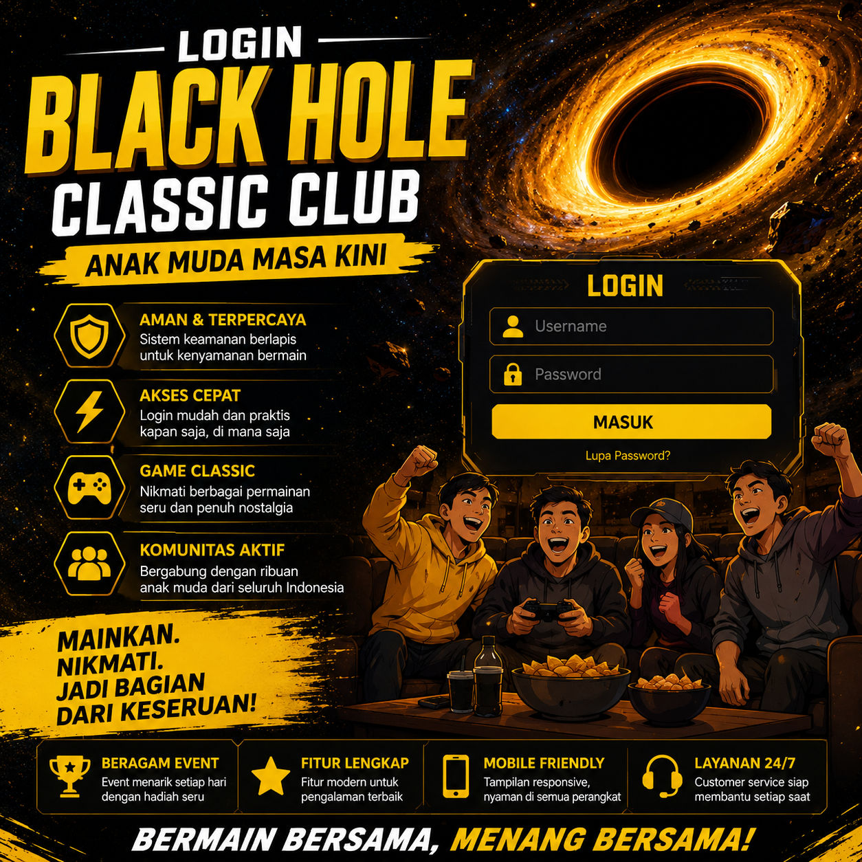 LTDTOTO ☄️ Login Black Hole Classic Club Anak Muda Masa Kini In Indonesian