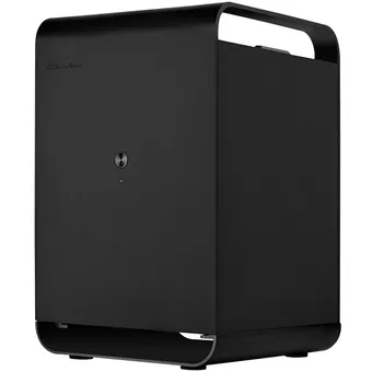 SilverStone Technology Silverstone CS01-HS Premium Mini-ITX NAS case with All Aluminum Exterior and six 2.5 hot-swap Bays in Black