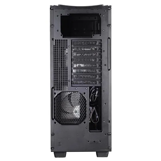 SilverStone FT04B-W Black Extended ATX Aluminum Full Tower Case with Window Side Panel