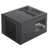 SilverStone SG05BB-450 ALL Black Plastic/SECC Mini-ITX Computer Case with SFX 450W 80+ Bronze Certified/Single +12V rail Power Supply (Black)