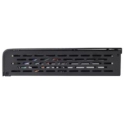 Silverstone Tek Aluminum Top Cover/Steel Body Thin Mini-ITX Media Center/HTPC Case PT13B - Black