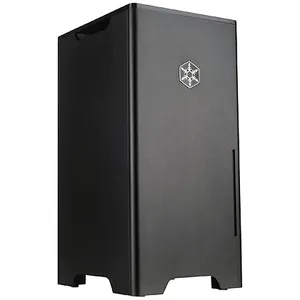 Silverstone Tek Aluminum Tower Computer Case FT03B-MINI - Black