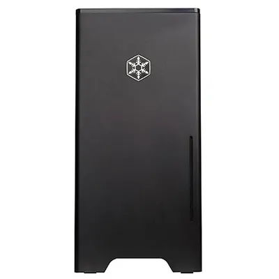 Silverstone Tek Aluminum Tower Computer Case FT03B-MINI - Black