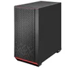 SilverStone Technology Metal ATX Computer Tower Case with Tempered-Glass Side Panel and Ample Air Flow in Black (SST-PM02B-G)