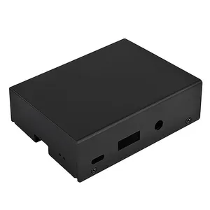 SilverStone Technology Raspberry Pi 3B+/2B/1B+ Aluminum Case with Included 2 X Heatsinks and Thermal Pads with Wall Mount Capabilities PI01