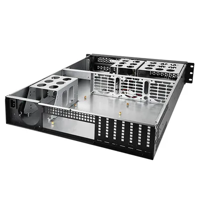 SilverStone Technology RM201B 2U ATX Rackmount Server Case with Dual 5.25 Bays RM201B-x