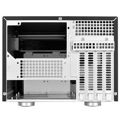 Silverstone Tek Micro-ATX, Mini-DTX, Mini-ITX Small Form Factor Computer Case, Compatible with ATX PSU Cases SG11B