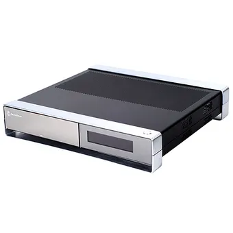 Silverstone ML02B-MXR Aluminum/Steel Micro ATX Media Center/HTPC Case - Retail (Black)