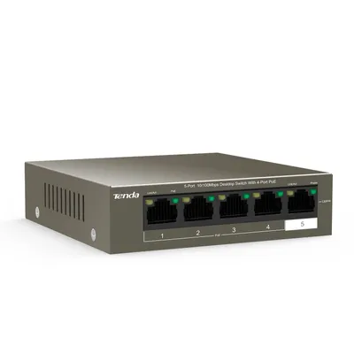 Tenda TEF1105P 5-Port Desktop Switch