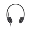 Logitech H340 Headsetwith Noise-Cancelling Microphone, USB, PC/Mac/Laptop - Black