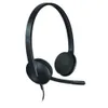 Logitech H340 Headsetwith Noise-Cancelling Microphone, USB, PC/Mac/Laptop - Black