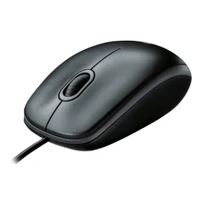 Logitech M100r Wired USB Mouse (Black) 