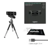 Logitech C922 Pro Stream Webcam, HD 1080p/30fps or HD 720p/60fps Hyperfast Streaming, Stereo Audio, HD Light Correction, Autofocus, for YouTube, Twitch, XSplit, PC/Mac/Laptop/MacBook/Tablet - Black (960-001090)