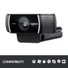 Logitech C922 Pro Stream Webcam, HD 1080p/30fps or HD 720p/60fps Hyperfast Streaming, Stereo Audio, HD Light Correction, Autofocus, for YouTube, Twitch, XSplit, PC/Mac/Laptop/MacBook/Tablet - Black (960-001090)