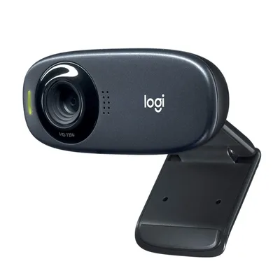 Logitech C310 HD Webcam, HD 720p/30fps, Widescreen HD Video Calling, HD Light Correction, Noise-Reducing Mic, for Skype, FaceTime, Hangouts, WebEx, PC/Mac/Laptop/MacBook/Tablet - Black