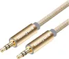 Honeywell 3.5 mm Audio Aux Cable 2Mtr Braided - Gold