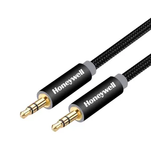 Honeywell 3.5 mm Audio Aux Cable 2Mtr Braided - Black