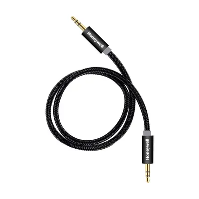 Honeywell 3.5 mm Audio Aux Cable 2Mtr Braided - Black