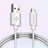 Honeywell Apple Lightning Sync & Charge Cable 1.2 Mtr (Braided) - Silver