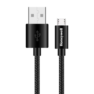 Honeywell USB to Micro USB Cable 1.2 Mtr -  Braided - Black