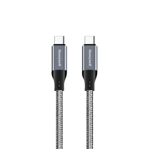 Honeywell Type C to Type C USB 3.1 Cable 1.2mtr - (Braided) - Grey