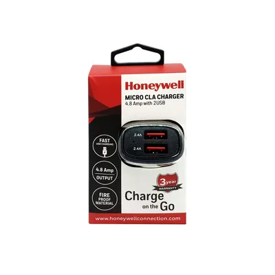 Honeywell-Micro CLA Charger w/o cable 4.8 Amp 2 x USB