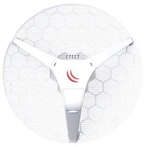 Mikrotik LHG 5
Dual chain 24.5dBi 5GHz CPE/Point-to-Point Integrated Antenna, 600Mhz CPU, 64MB RAM