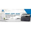 Konica Minolta Bizhub 185en A3 Monochrome All in One Printer with 18 PPM Speed, Networking & Platen Cover, WMPLKOL002