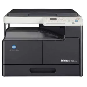 Konica Minolta Bizhub 185en A3 Monochrome All in One Printer with 18 PPM Speed, Networking & Platen Cover, WMPLKOL002