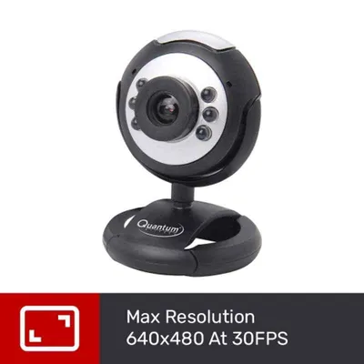 Quantum Black 25MP Night Vision Web Camera, QHM495LM