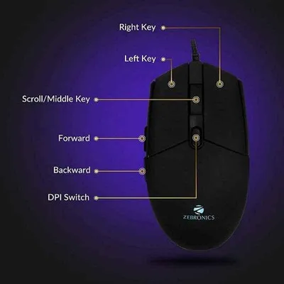 Zebronics Zeb-War Gaming Keyboard & Mouse Combo