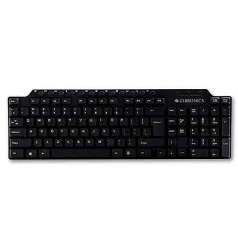 Zebronics ZEB-KM2100 Black Multimedia USB Keyboard