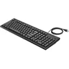 HP K100 Wired USB Black Keyboard, 2UN30AA
