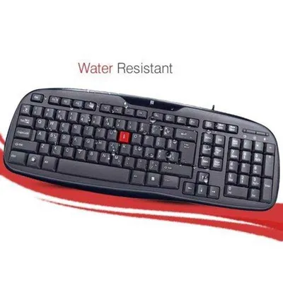 iBall Winner V2.0 Black Soft Keys Water Resistant Wired Keyboard