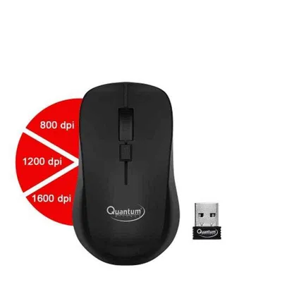 Quantum QHM9600 Black Wireless Multimedia Keyboard & Mouse Combo