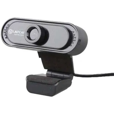 Lapcare 720P Black Webcam with Microphone, LKWCAM7298