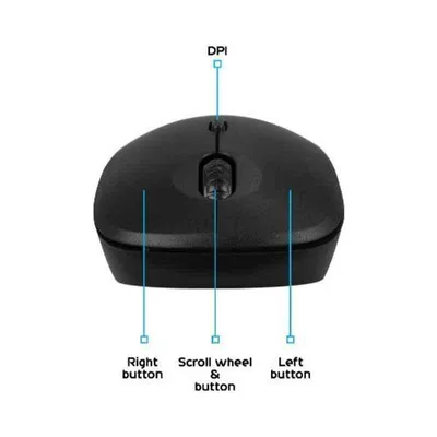 Zebronics 2.4GHz Wireless Optical Mouse, ZEB-BOLD (Pack of 2)