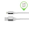 Belkin Mixit Duratek Unbreakable Kevlar 2.4A Silver Lightning to USB 2.0 Charge & Sync Cable, F8J207bt04-SLV