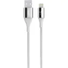 Belkin Mixit Duratek Unbreakable Kevlar 2.4A Silver Lightning to USB 2.0 Charge & Sync Cable, F8J207bt04-SLV