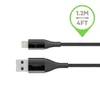 Belkin Kevlar Mixit DuraTek 2.4A Black Lightning to USB iPhone Charging Cable, F8J207bt04-BLK